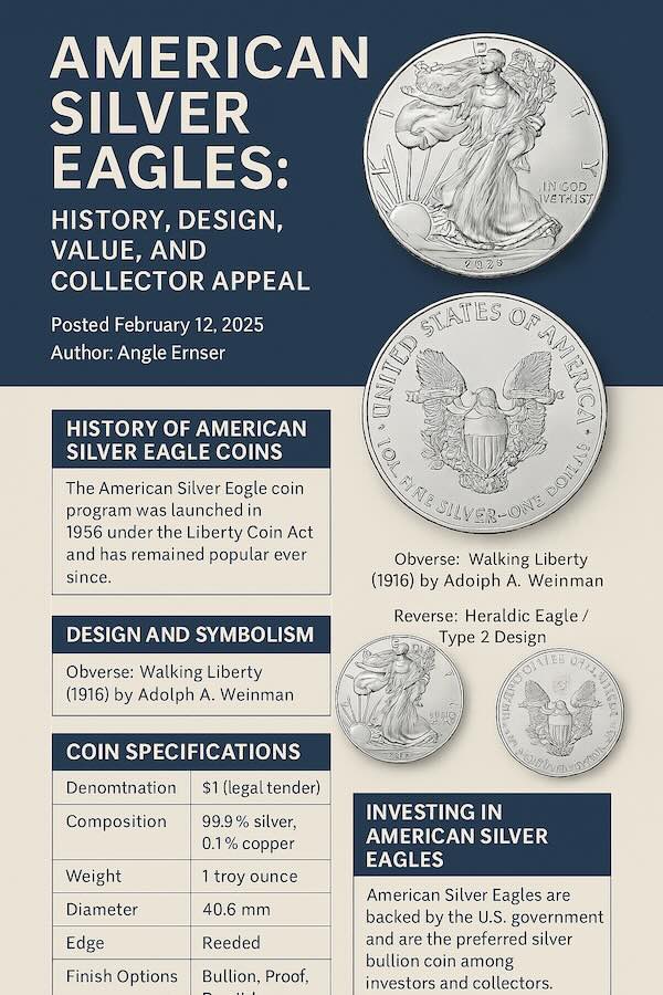 American Silver Eagles: History, Design, Value, and Collector Appeal