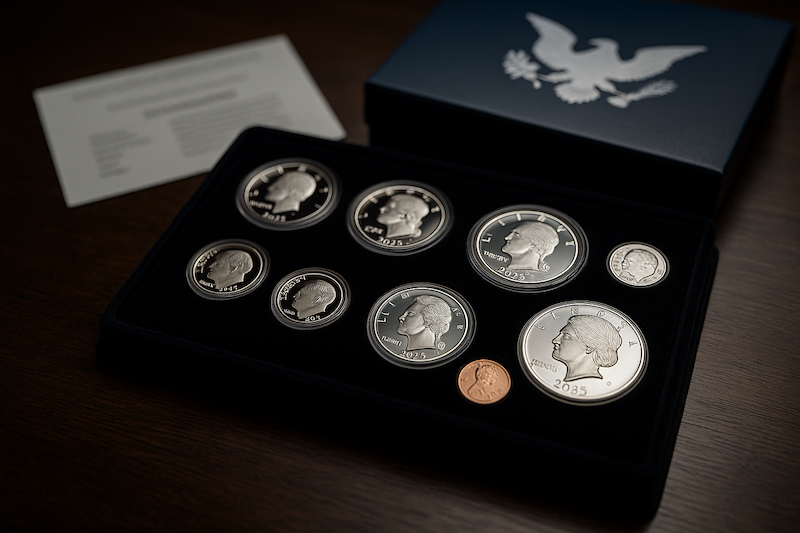 2025 Silver Proof Set: What Record-Low Debut Sales Reveal About Today’s U.S. Mint Market