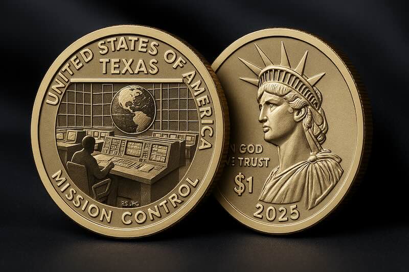Texas Innovation Dollar Honors Mission Control: A Modern Collectible in the U.S. Mint’s Innovation $1 Series