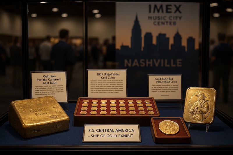 Ship of Gold Display (IMEX Nashville 2025): Why the S.S. Central America Treasure Still Captivates Collectors and Investors