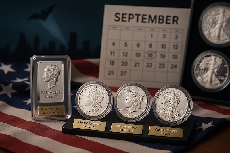 U.S. Mint September Lineup 2025: Palladium Eagle, Proof Morgan & Peace Dollars, and Batman Coins—What Smart Collectors Should Do Now