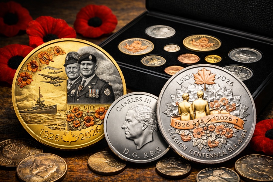 Royal Canadian Mint Legion 100th Anniversary Coins: A Century of Remembrance in Gold and Silver